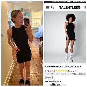 TALENTLESS High-Rib Dress